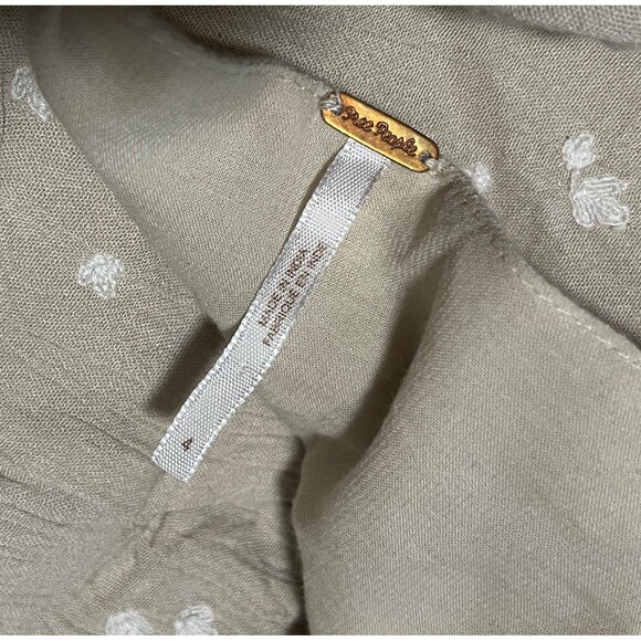 Free People floral embroidered flowy boho dress - Picture 3 of 3